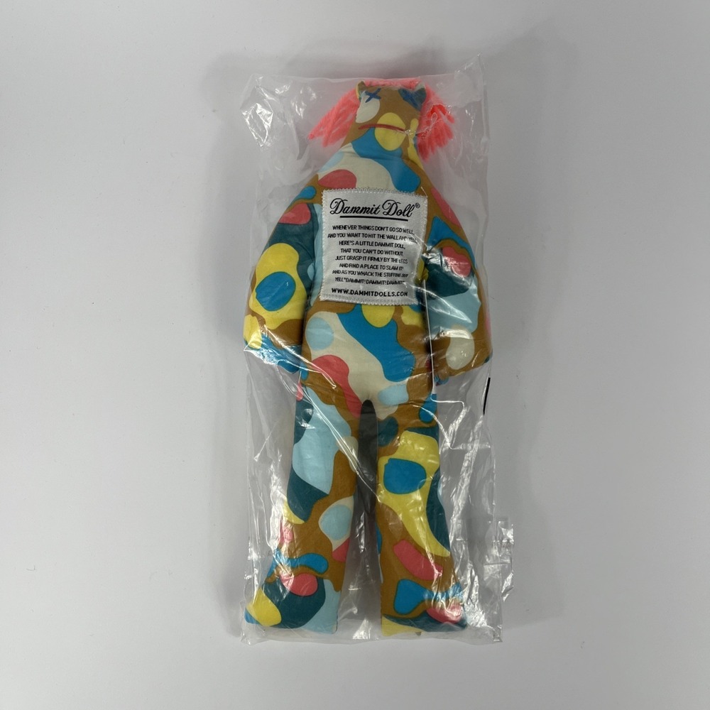 Dammit Doll Pink, Teal, Yellow Camo NEW‎